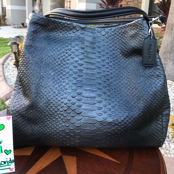 Coach Other - Coach Metallic Snakeskin Edie  Bag